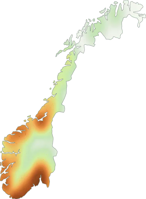 Utbredelseskart for Ametystsopp