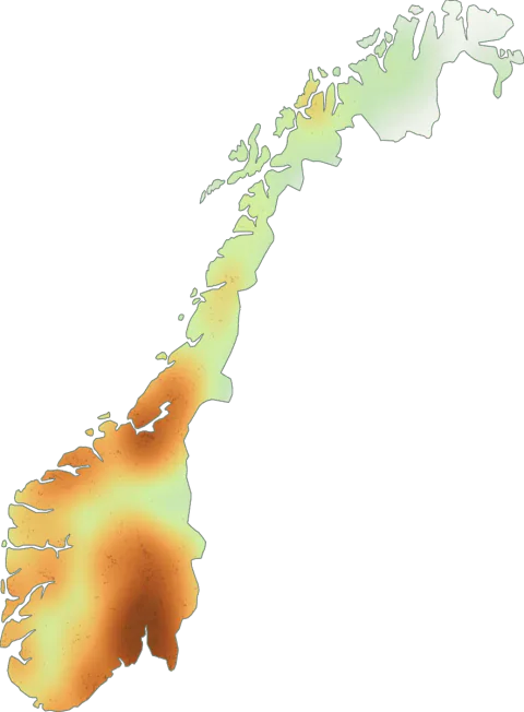 Utbredelseskart for Sleipsopp