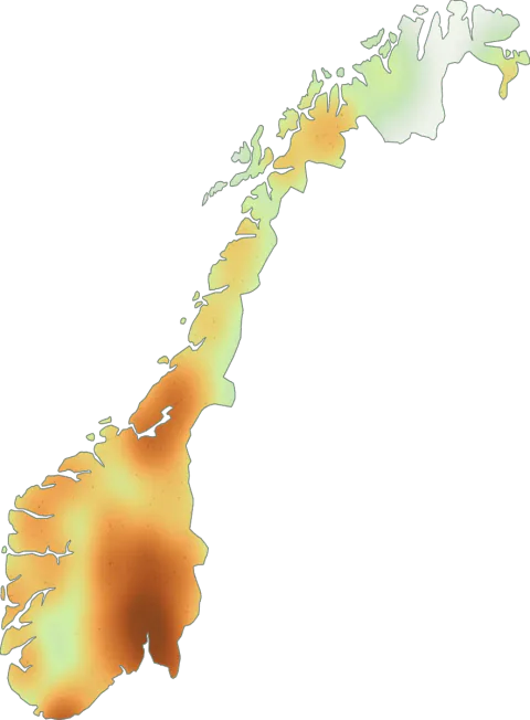 Utbredelseskart for Sotvokssopp
